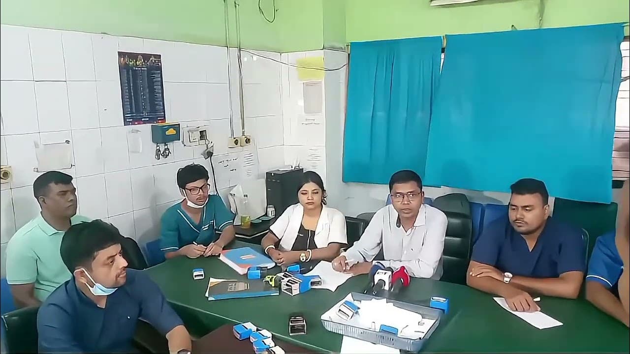 Press briefing at Dhaka Medical College on emergency patient care